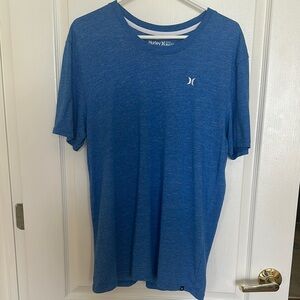 Hurley Men's Blue T-Shirt Size Large Casual Everyday Attire